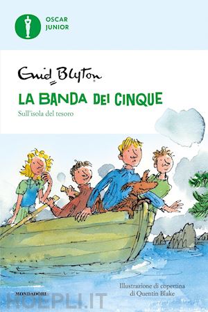 Copertina di LA BANDA DEI CINQUE SULL'ISOLA DEL TESORO