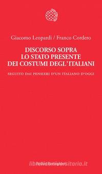 Copertina di Discorso sopra lo stato presente dei costumi degl'italiani