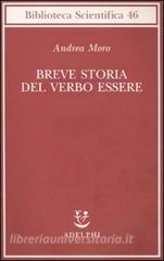 Copertina di Breve storia del verbo essere